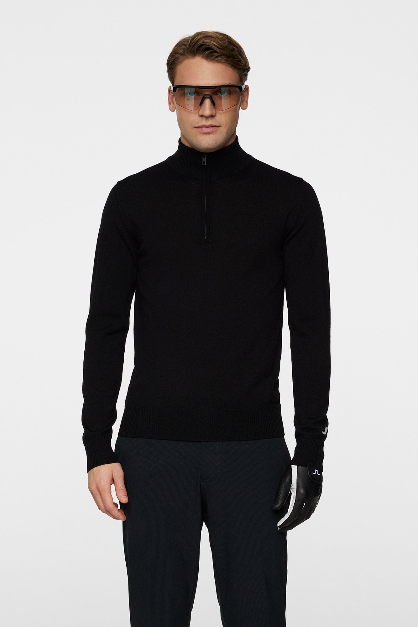 Men | Kian Zipped Sweater Resort | Black