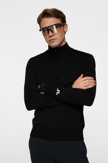 Men | Kian Zipped Sweater Resort | Black