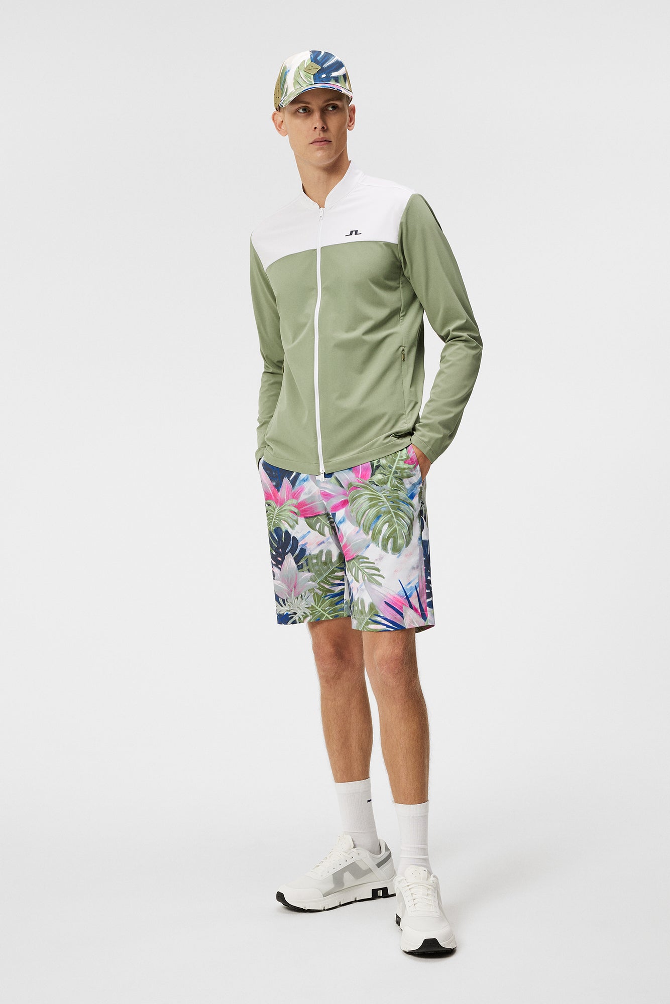 Men | Jeff Hybrid Jacket | Oil Green