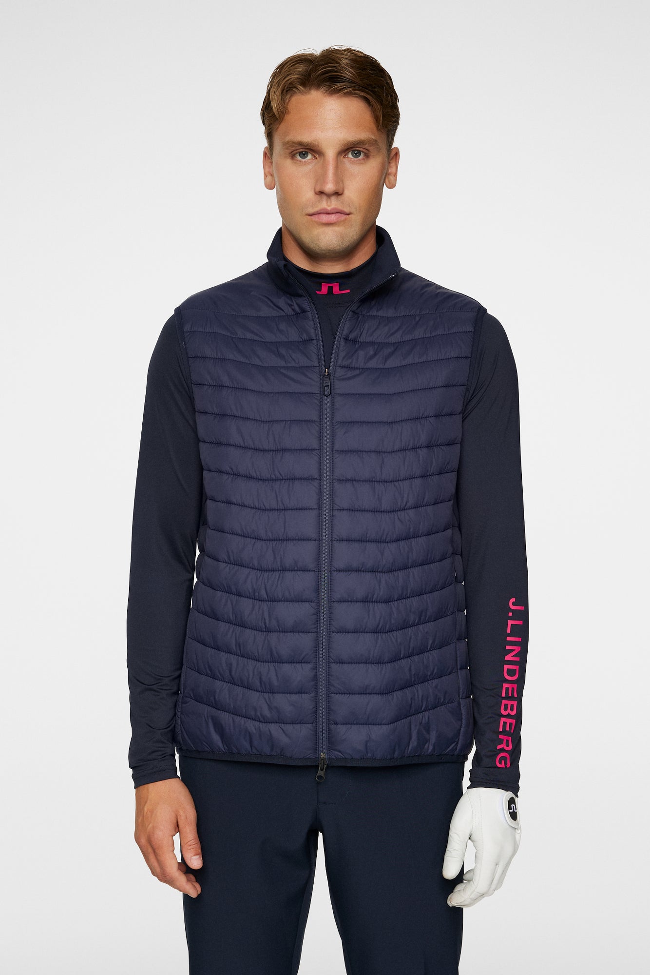 Men | Holden Quilt Hybrid Vest | JL Navy