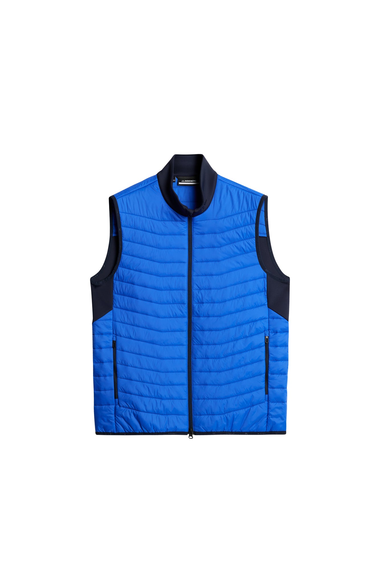 Holden Quilt Hybrid Vest in Club Blue by J.Lindeberg