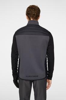 Men | Holden Quilt Hybrid Vest | Asphalt