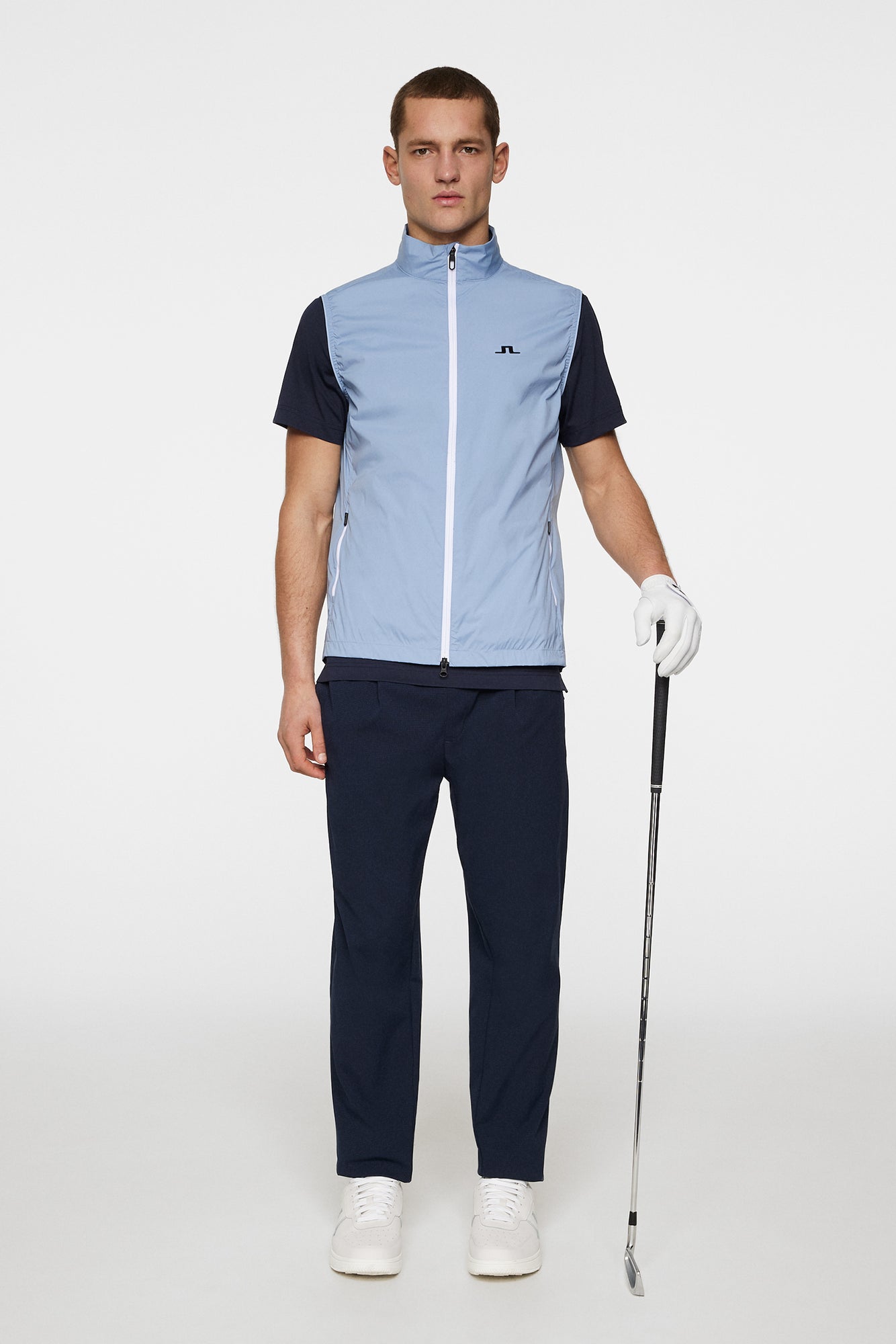 Men | Ash Light Packable Vest | Rain Washed