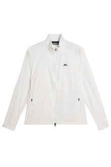 Ash Light Packable Jacket in White by J.Lindeberg