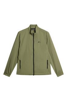 Ash Light Packable Jacket in Oil Green by J.Lindeberg
