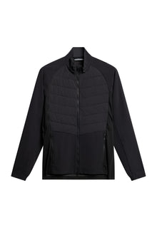 Tech Hybrid Softshell Jacket in Black by J.Lindeberg