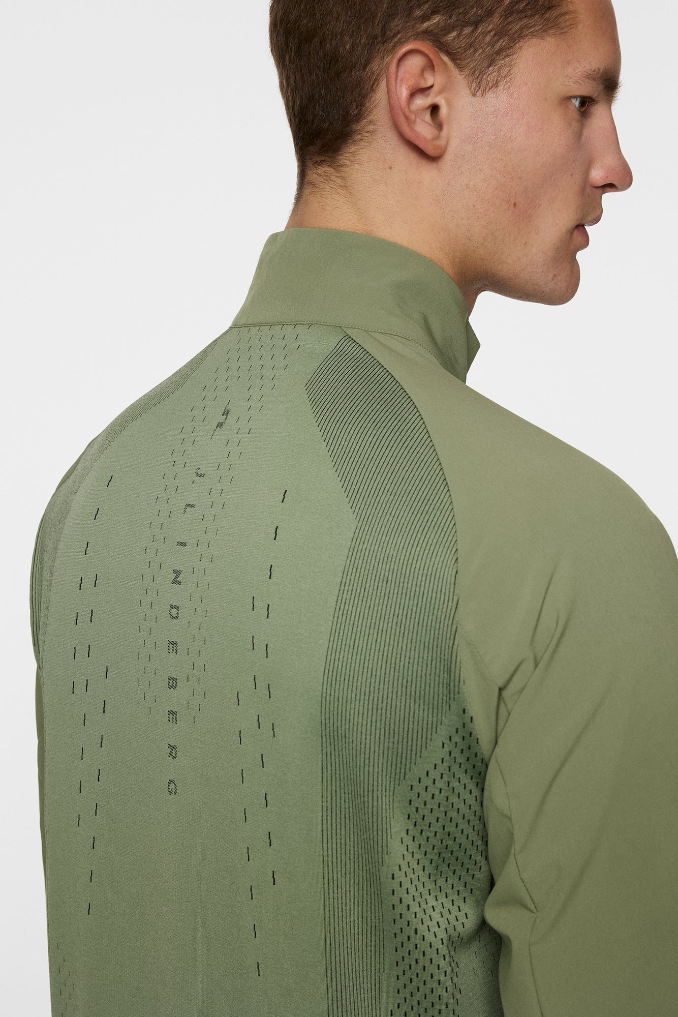 Men | Tech Hybrid Softshell Jacket | Oil Green