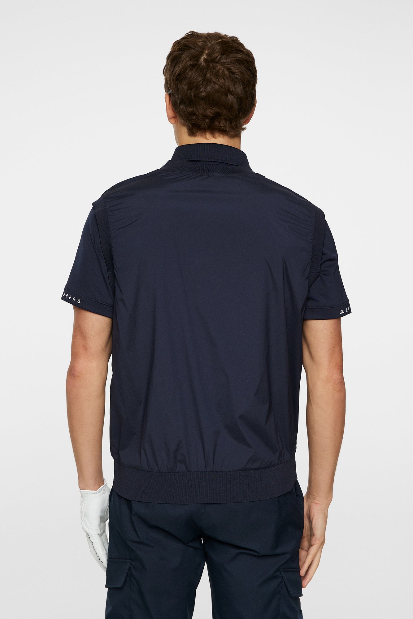 Men | Hybrid Vest Windbreaker | JL Navy