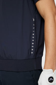 Men | Hybrid Vest Windbreaker | JL Navy