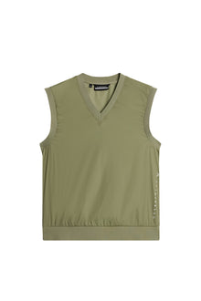 Hybrid Vest Windbreaker in Oil Green by J.Lindeberg