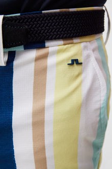 Men | Tim Print Shorts | Painted Stripe Wax Yellow