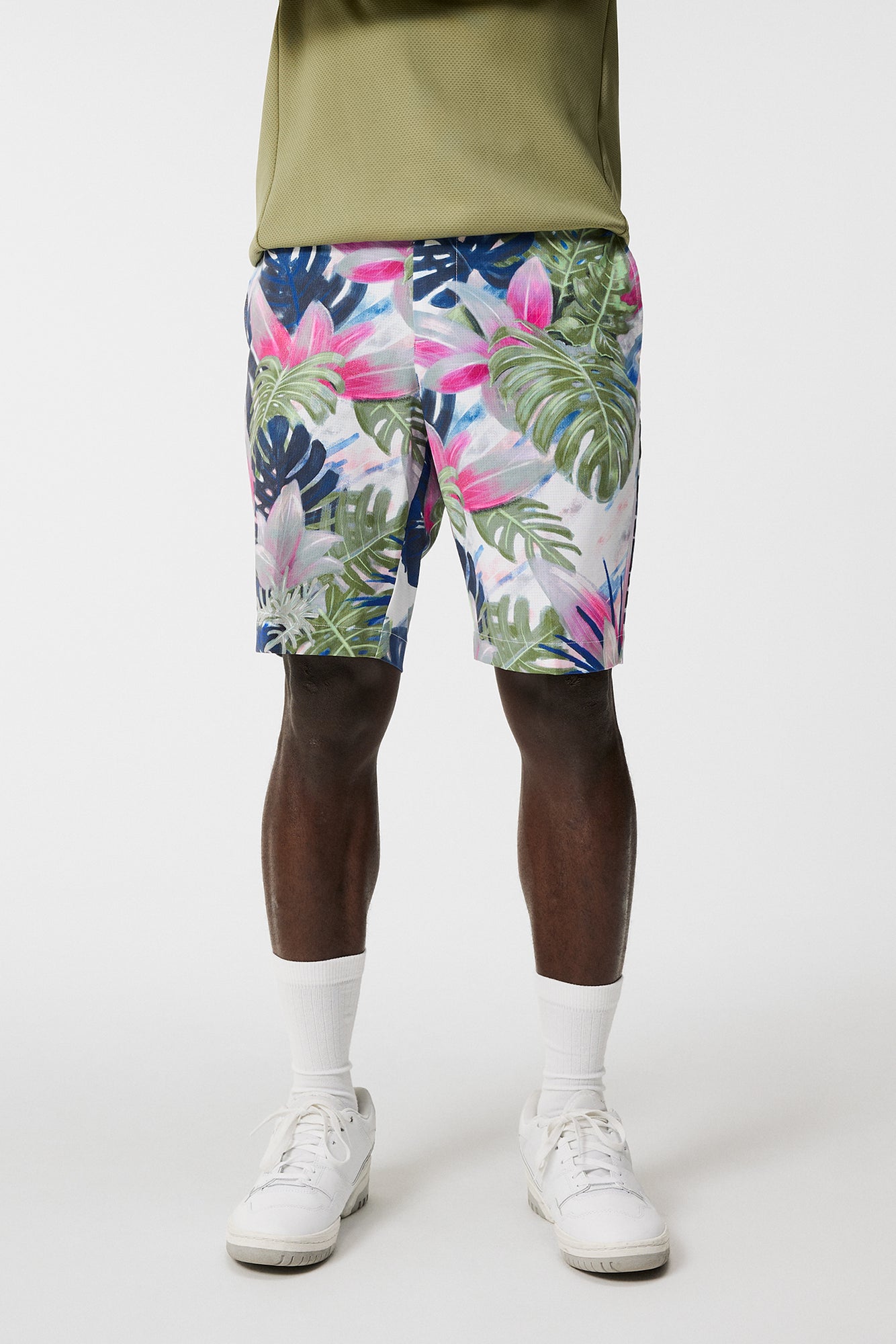 Men | Tim Print Shorts | Calypso Oil Green
