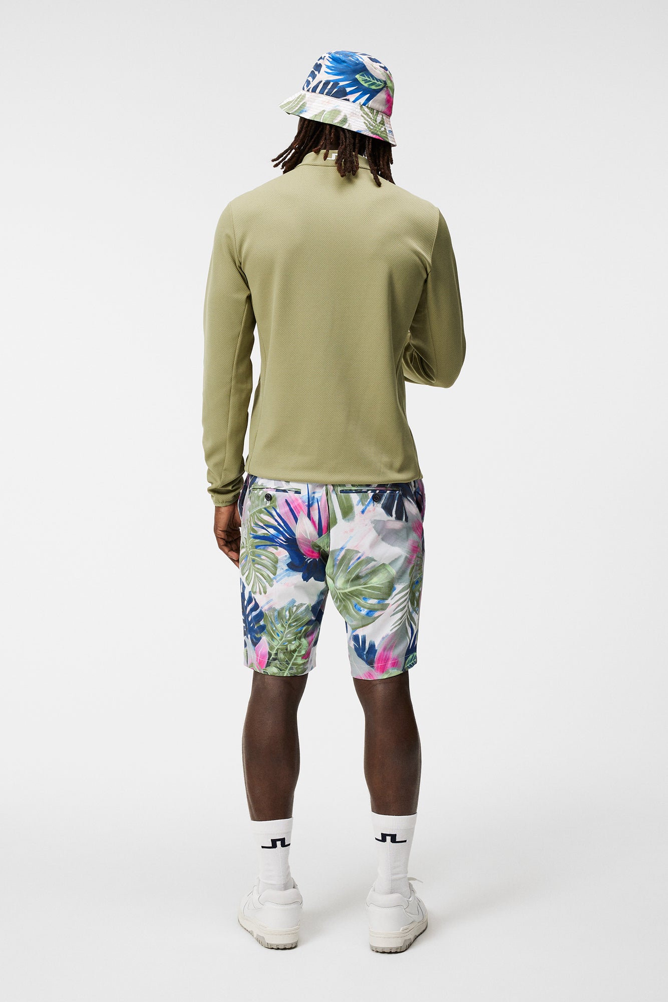 Men | Tim Print Shorts | Calypso Oil Green