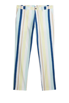 Tim Print Pant in Painted Stripe Wax Yellow by J.Lindeberg
