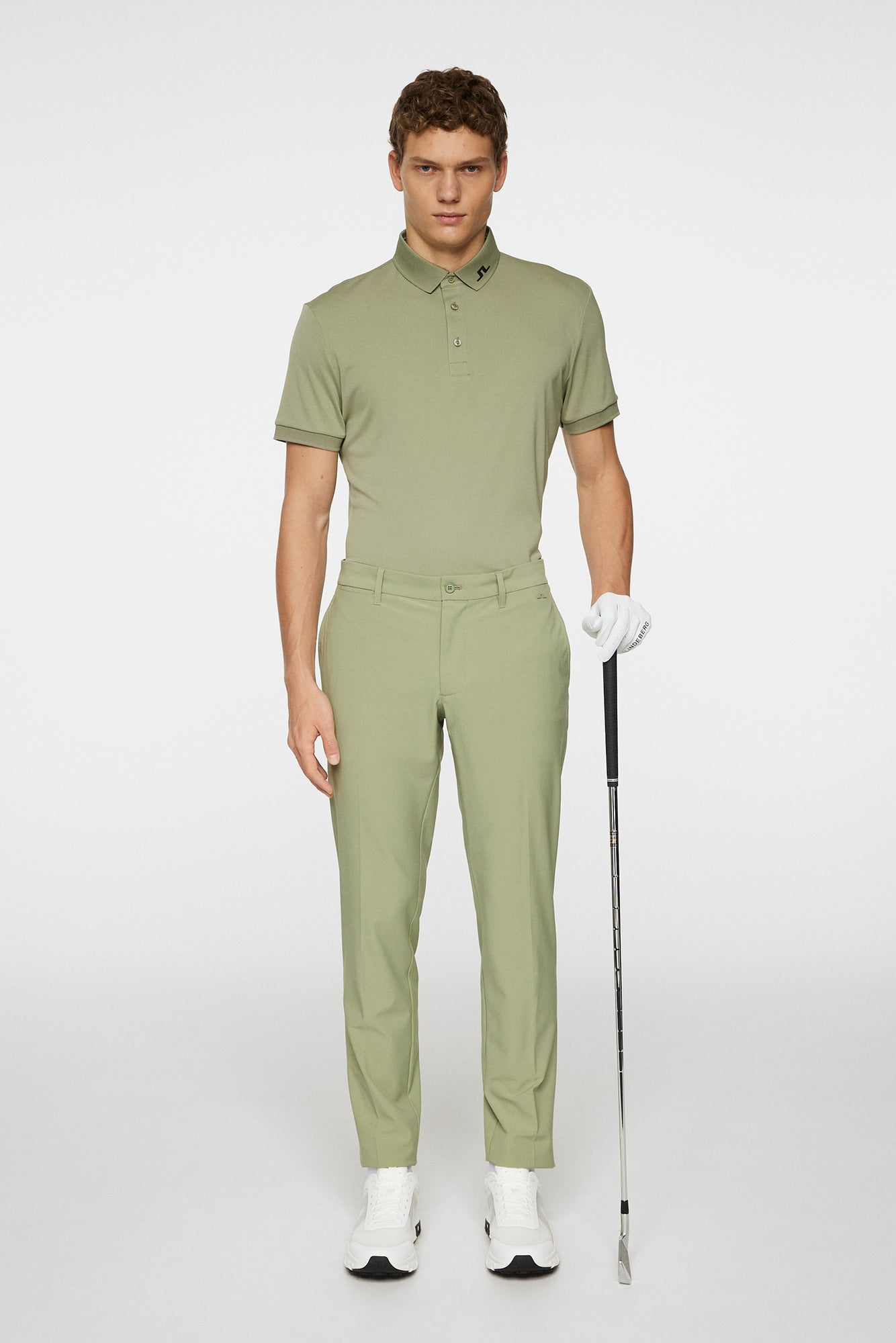 Men | Ellott Pant | Oil Green