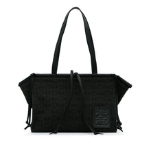 Loewe Pre-Owned Anagram Canvas Cushion Tote Bag | Women | Black