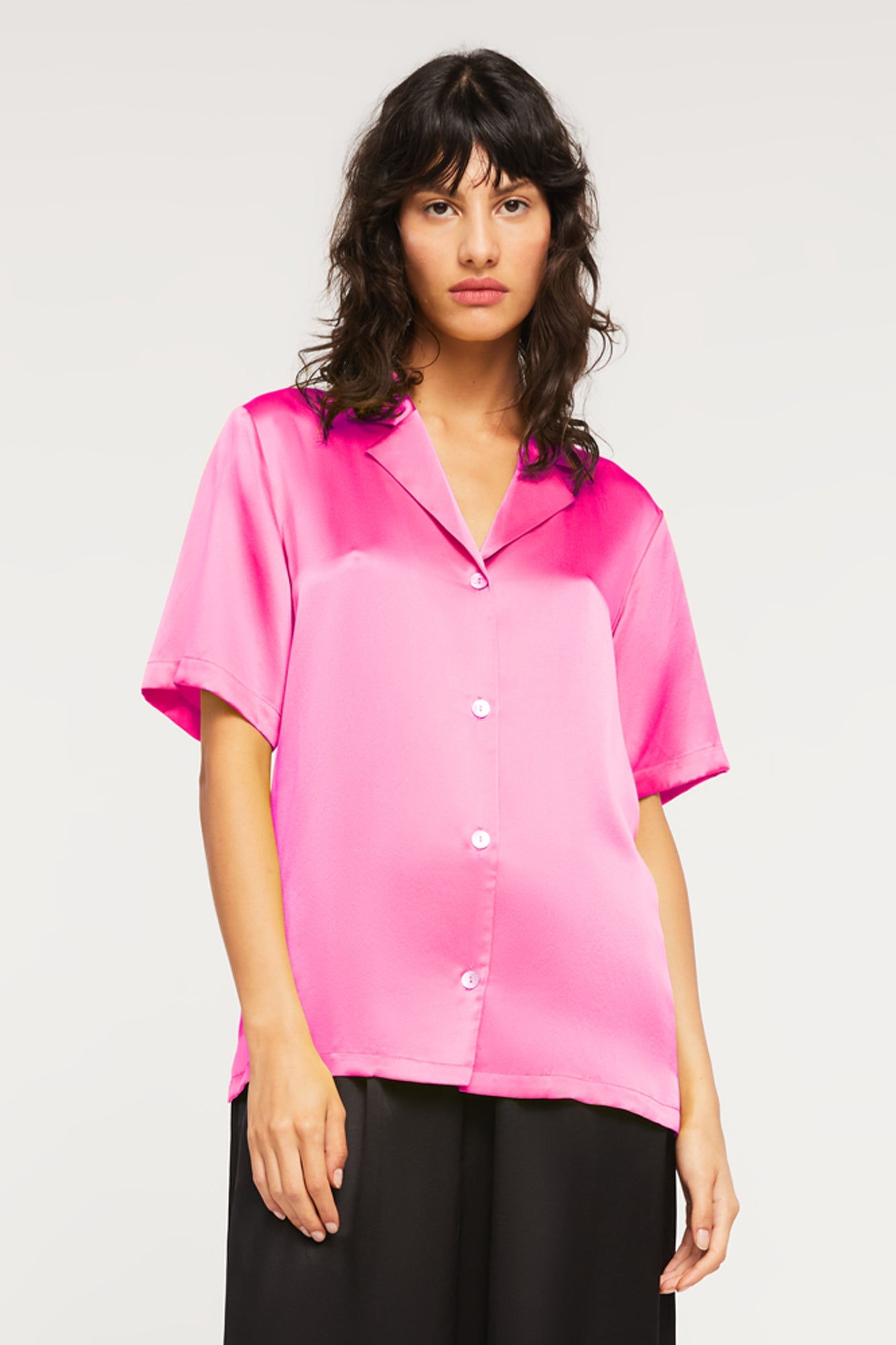 Camp Shirt | Electric Pink