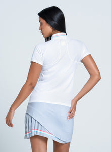 Top Golf | Seamless Textured Polo | White