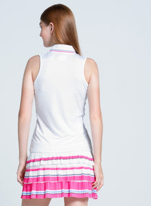 Top Golf | Blue Steak Tank | White