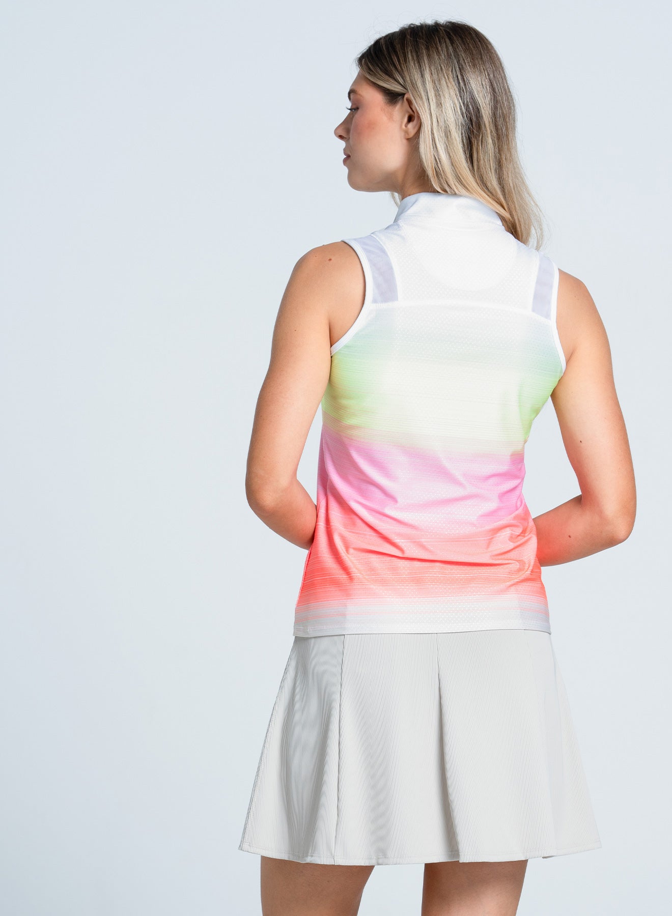 Top Golf | Spin Around Zip Tank | Flamingo