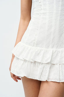 Womens | Raphelle Eyelet Dress | White