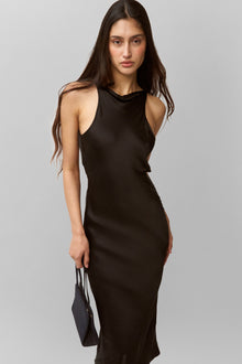 Womens | Lina Midi Dress | Black