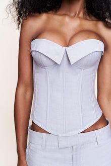 Womens | Chrys Oxford Corset | Grey