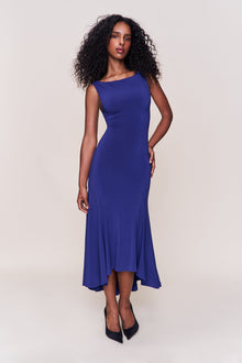 Womens | Daye Midi Dress | Navy