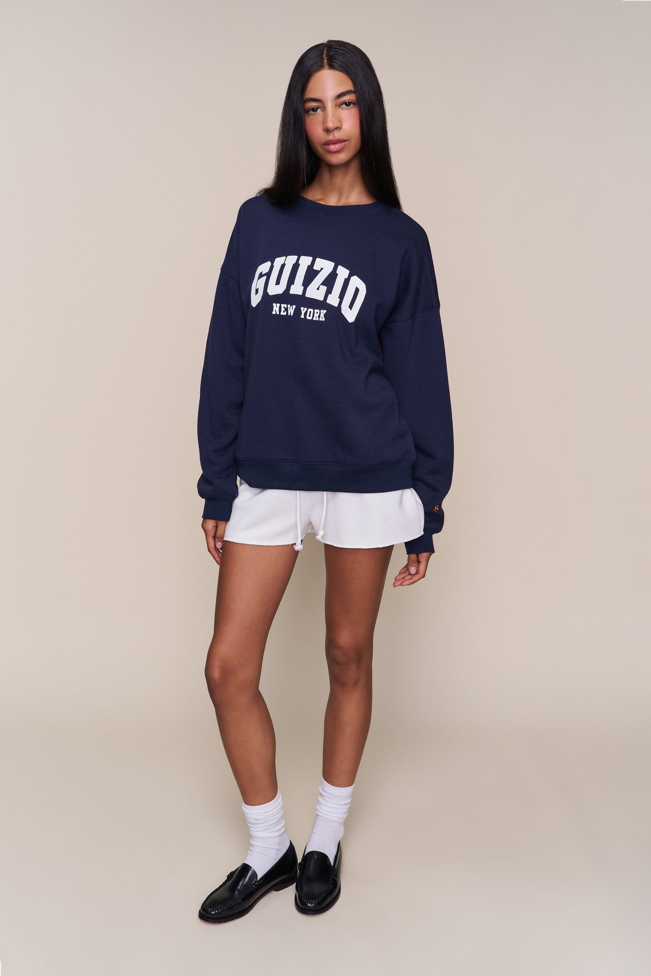 Womens | Guizio Fleece Crewneck | Navy