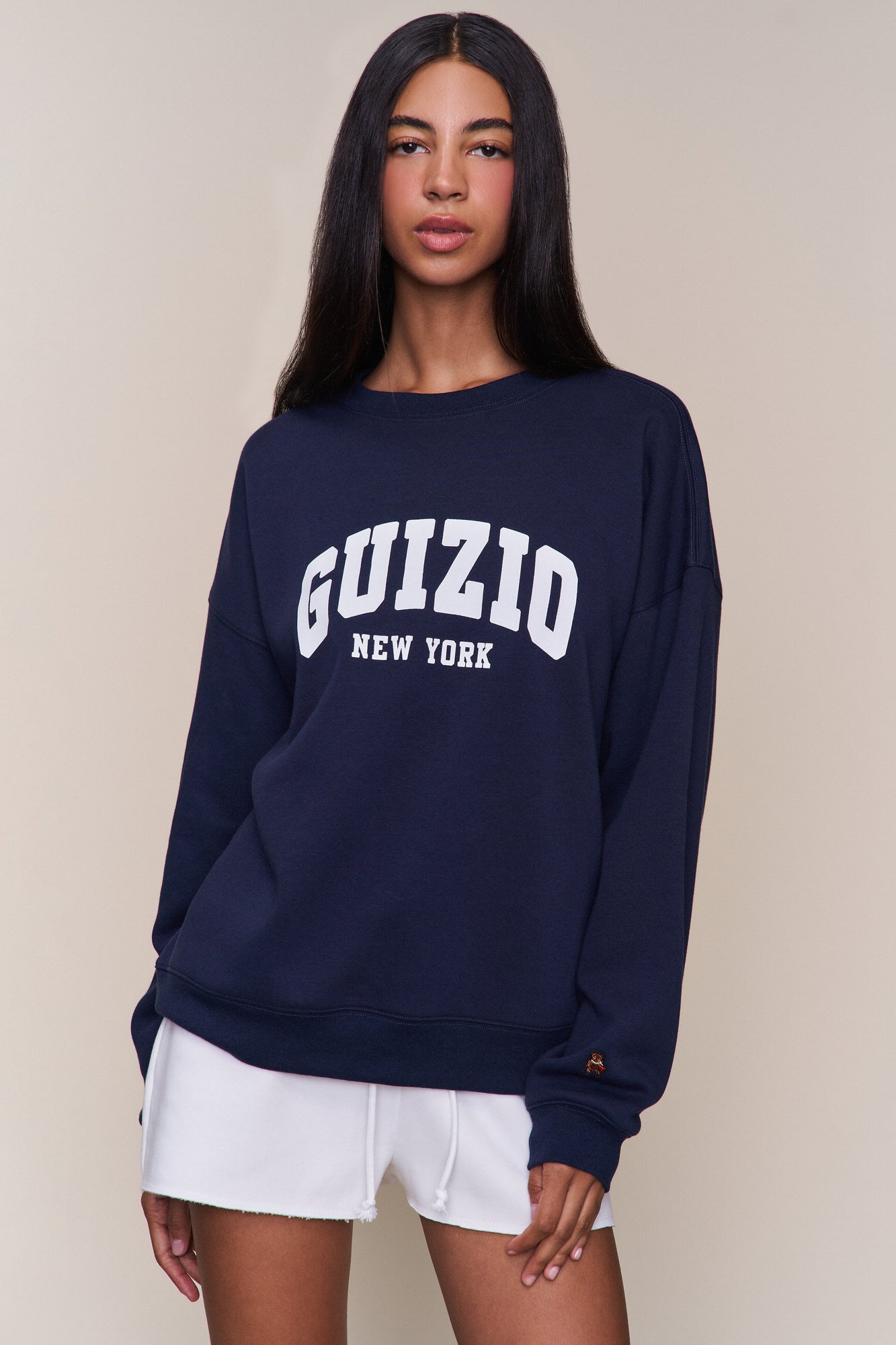 Womens | Guizio Fleece Crewneck | Navy