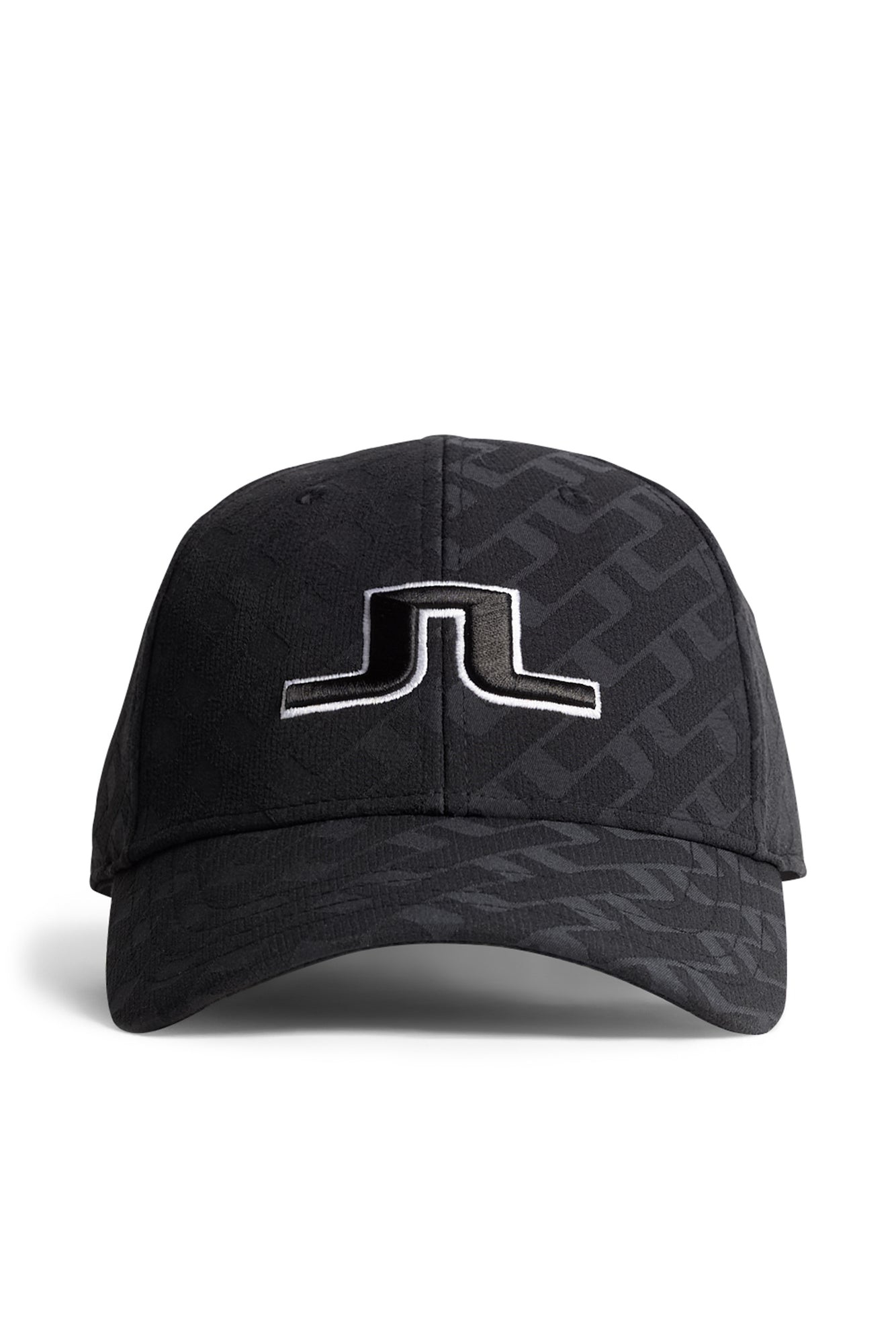 Anga Jacquard Cap in Tour Geo Jacquard Black M by J.Lindeberg