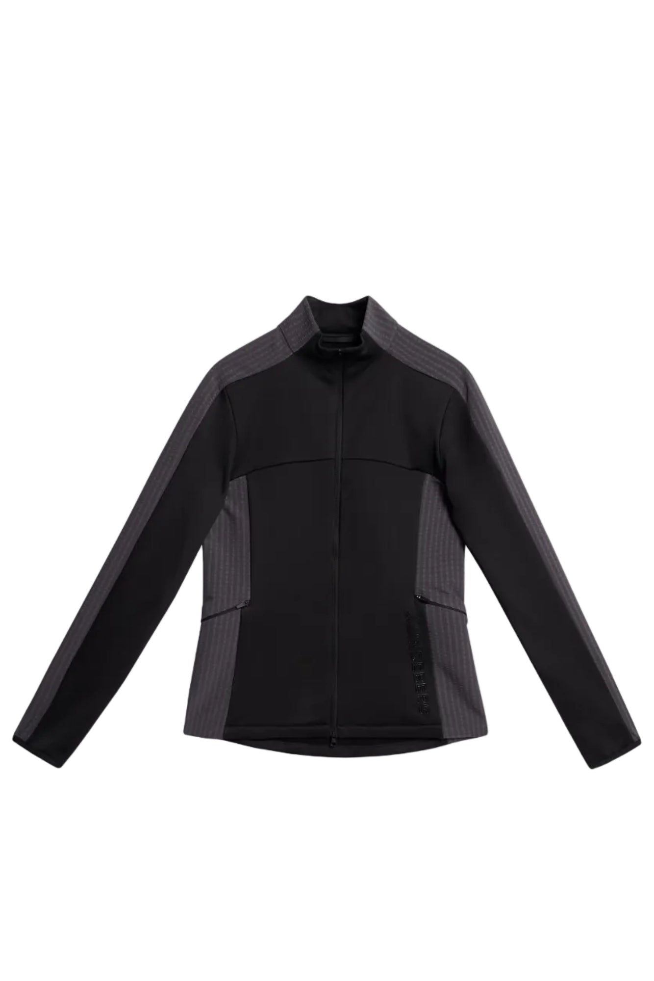 Nina Hybrid Mid Layer in Black by J.Lindeberg