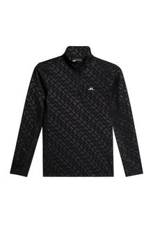 Lauryn Deboss Mid Layer in Bias Bridge Black by J.Lindeberg