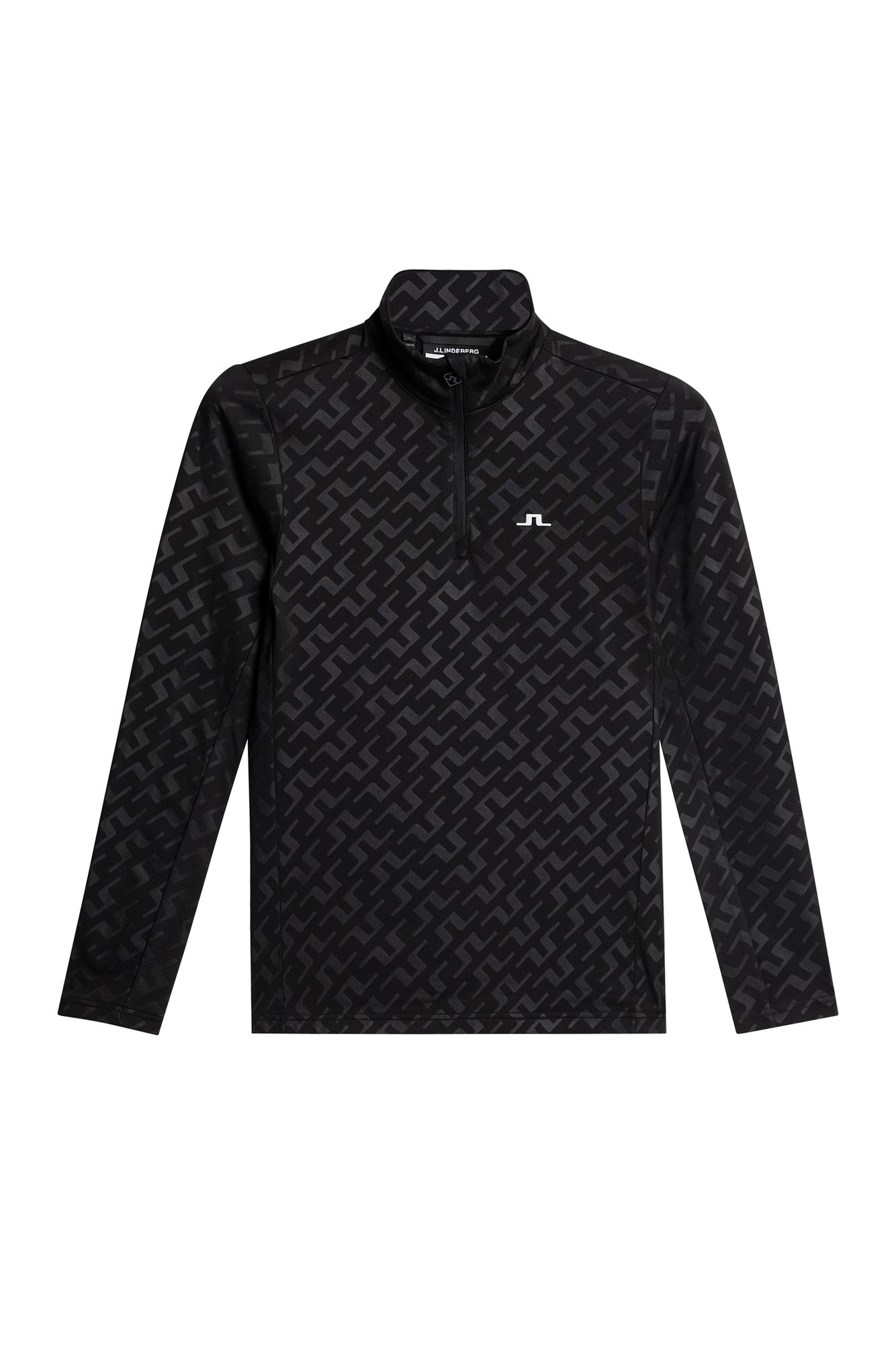 Lauryn Deboss Mid Layer in Bias Bridge Black by J.Lindeberg