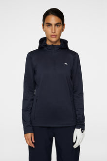 Women | W Aerial Quarter Zip Hood | JL Navy