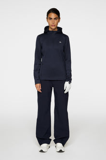 Women | W Aerial Quarter Zip Hood | JL Navy