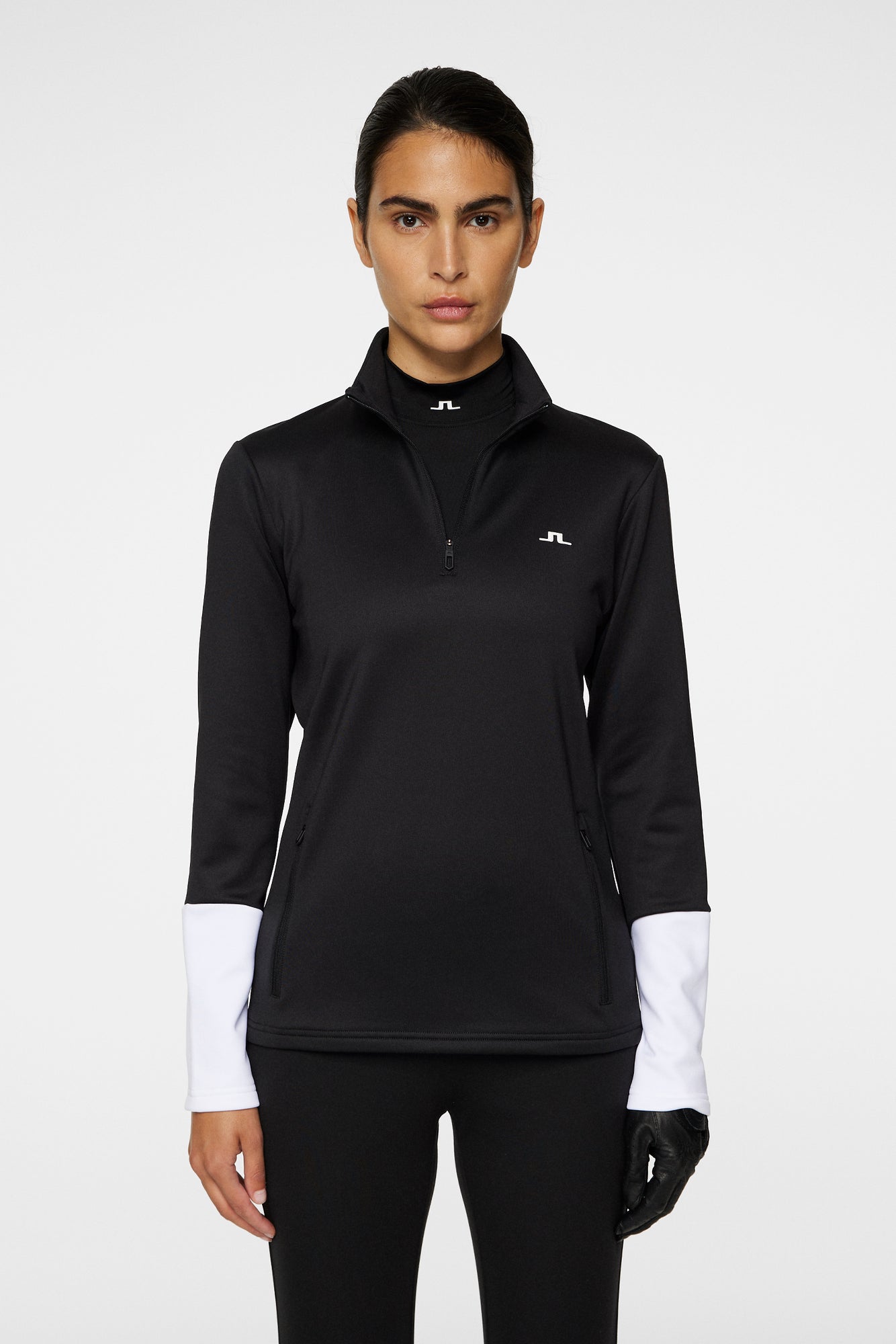 Women | W Aerial Quarter Zip Mid Layer | Black