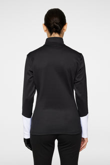 Women | W Aerial Quarter Zip Mid Layer | Black
