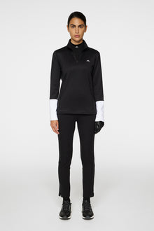 Women | W Aerial Quarter Zip Mid Layer | Black