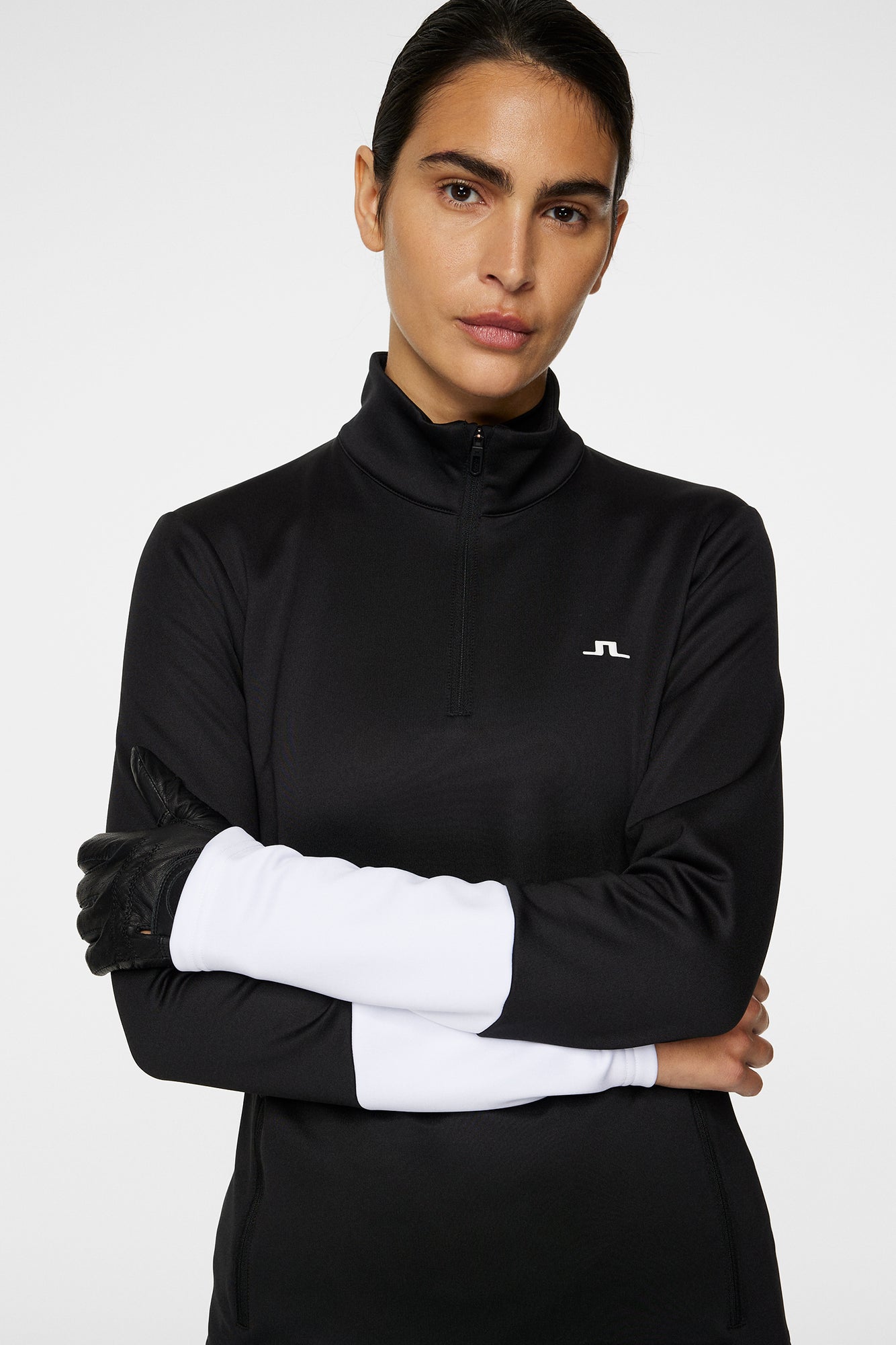 Women | W Aerial Quarter Zip Mid Layer | Black