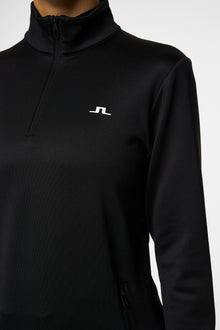 Women | W Aerial Quarter Zip Mid Layer | Black