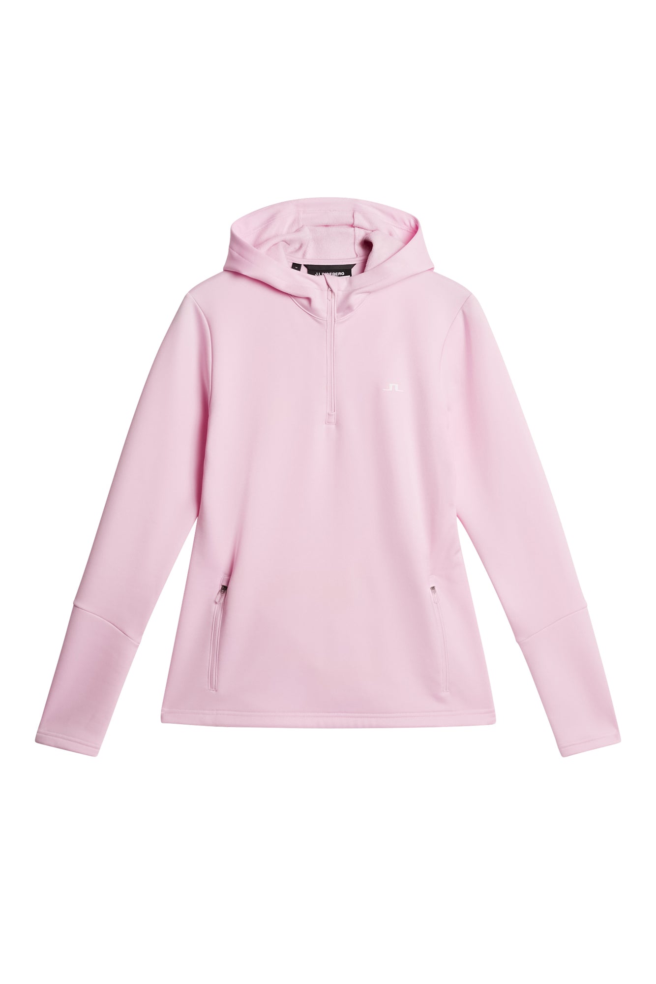 W Aerial Quarter Zip Hood in Nosegay by J.Lindeberg