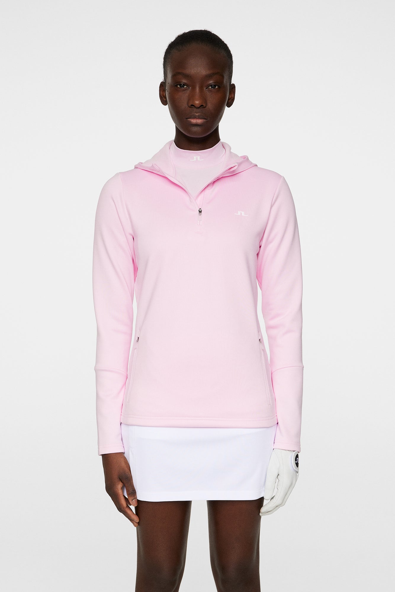 Women | W Aerial Quarter Zip Hood | Nosegay