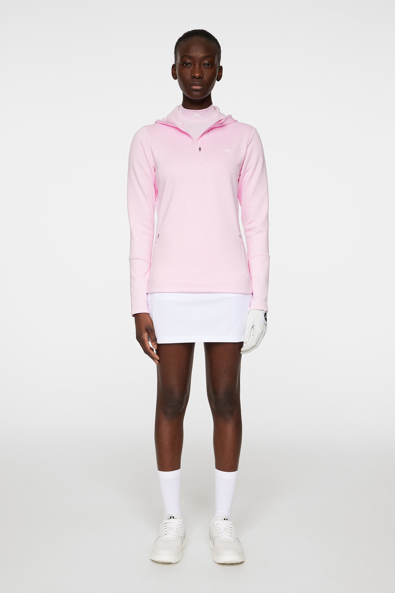 Women | W Aerial Quarter Zip Hood | Nosegay