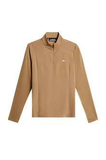 Cindy Quarter Zip Mid Layer in Tigers Eye by J.Lindeberg