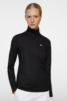 Women | Lauryn Quarter Zip Mid Layer | Black