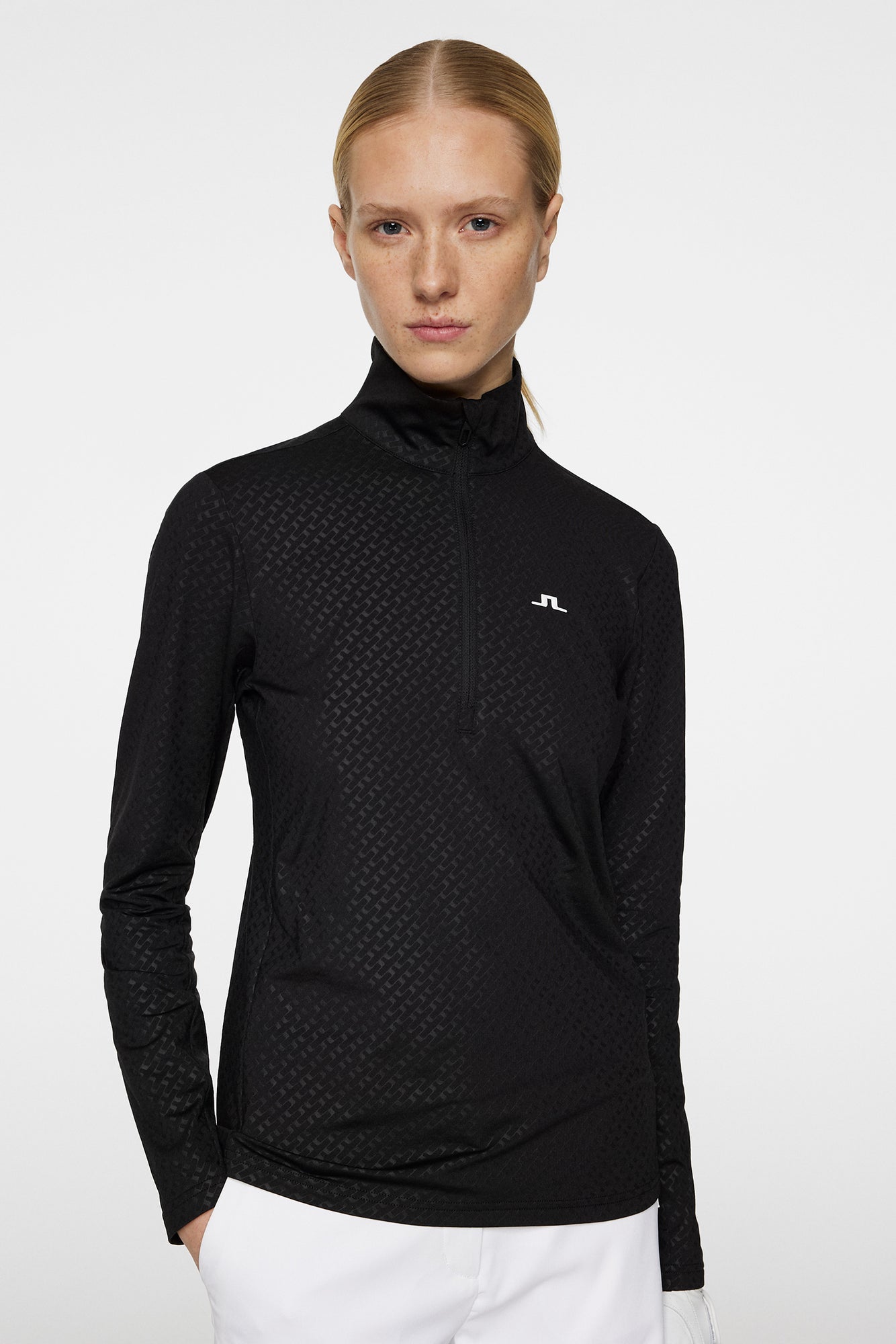 Women | Lauryn Quarter Zip Mid Layer | Black