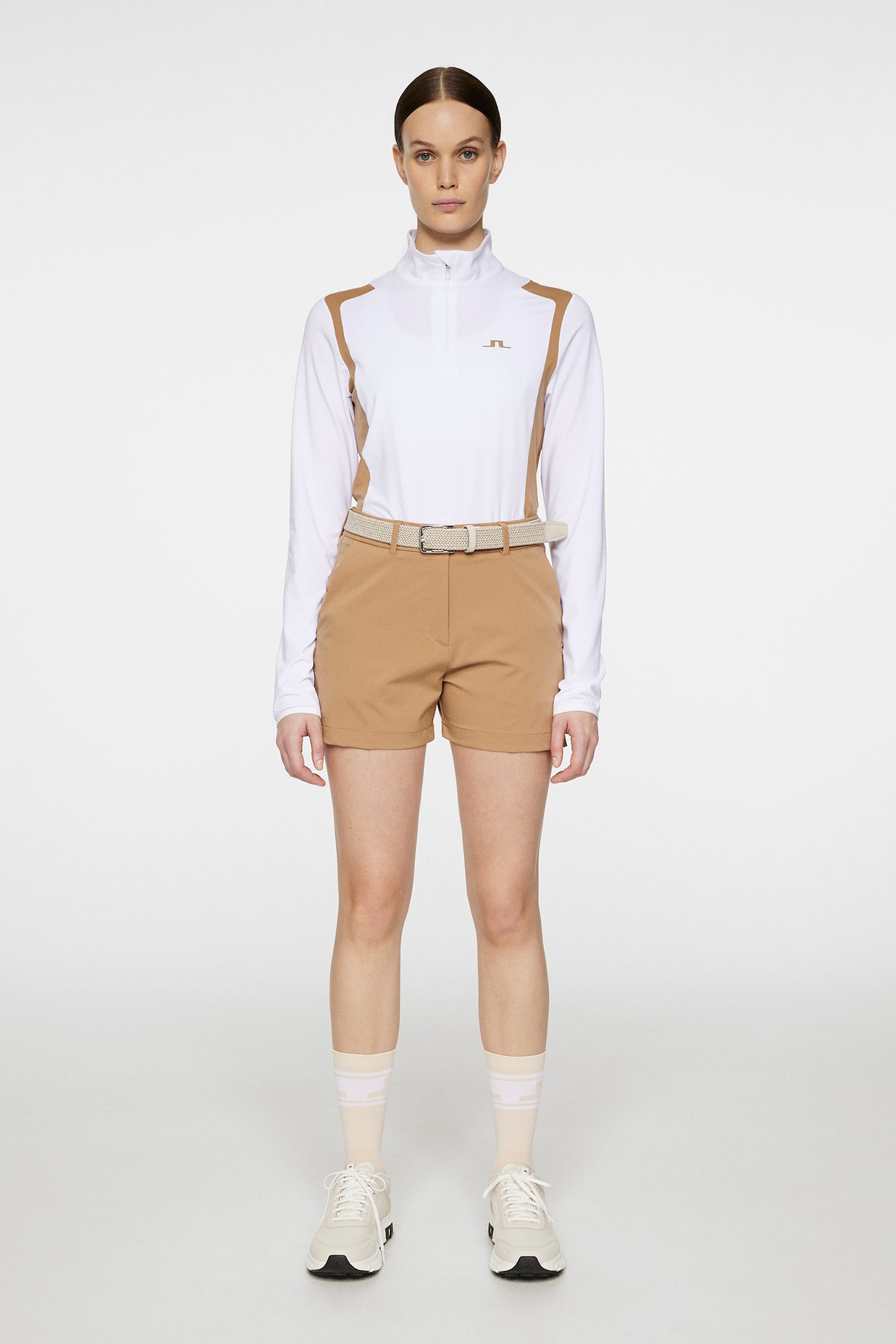 Women | Mae Quarter Zip Mid Layer | White