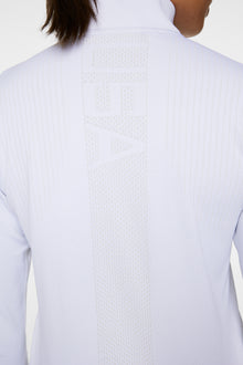 Women | Clarette Seamless Full Zip AMB | White