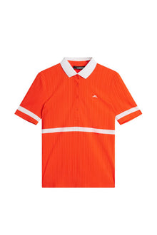 Moira Polo in Tangerine Tango by J.Lindeberg